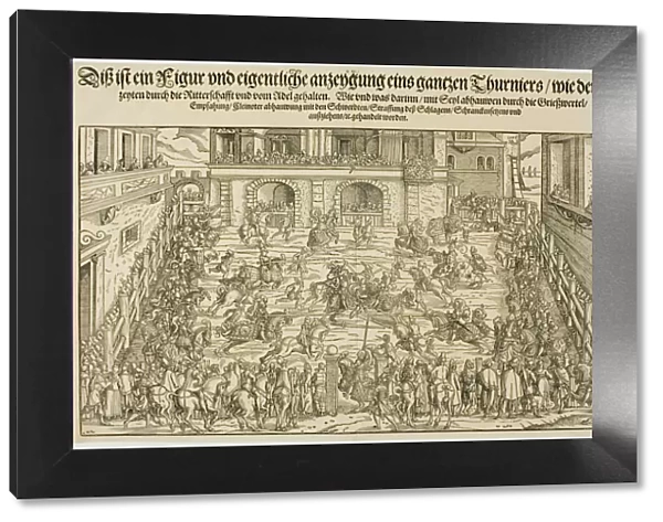 The Tournament, 1565. Creator: Jost Ammon