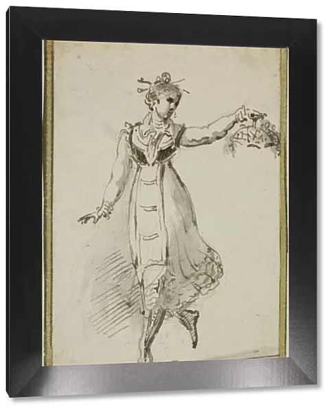 Young Woman Dancing, n. d. Creator: Unknown