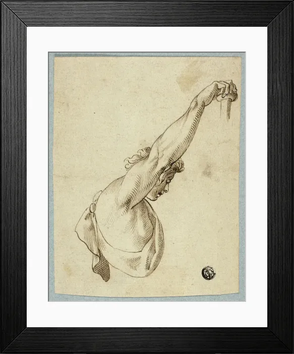 Framed Print : Upper Torso with Upstretched Arms, n. d. Creator: Unknown Framed Print : Upper Torso with Upstretched Arms, n. d. Creator: Unknown