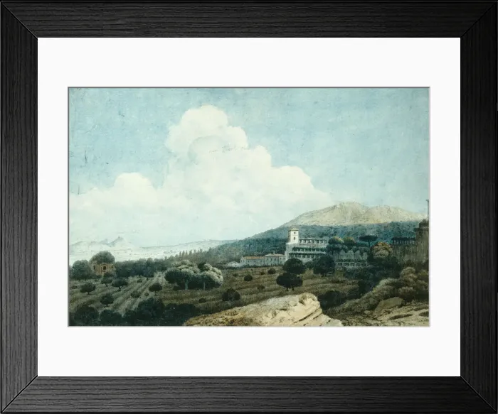 Framed Print : Near Tivoli, 1777. Creator: Thomas Jones Framed Print : Near Tivoli, 1777. Creator: Thomas Jones