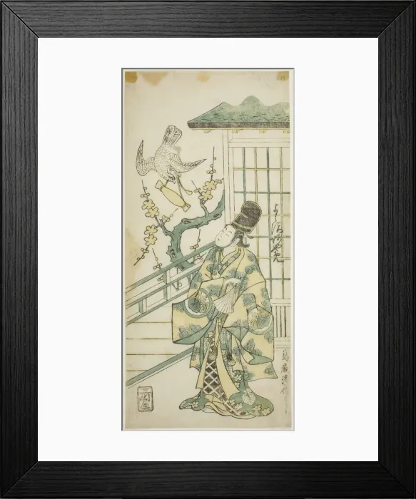 Framed Print : The Actor Yoshizawa Ayame II as Hotoke Gozen in the play Onna Monji Heike Monogatari, pe... 1748. Creator: Torii Kiyonobu II Framed Print : The Actor Yoshizawa Ayame II as Hotoke Gozen in the play Onna Monji Heike Monogatari, pe... 1748. Creator: Torii Kiyonobu II