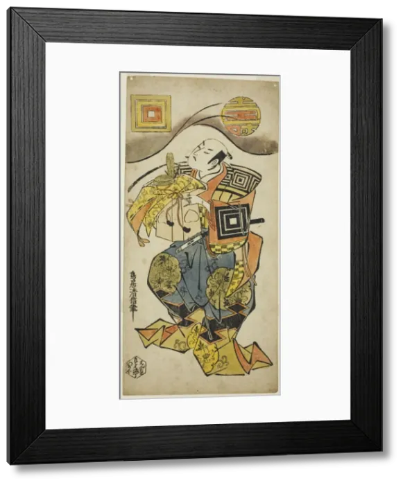 Framed Print : The Actor Ichikawa Danjuro II as Soga no Juro in the play Hanabusa Bunshin Soga, per... c. 1733. Creator: Torii Kiyonobu II. The Actor Ichikawa Danjuro II as Soga no Juro in the play Hanabusa Bunshin Soga, per... c. 1733 Framed Print : The Actor Ichikawa Danjuro II as Soga no Juro in the play Hanabusa Bunshin Soga, per... c. 1733. Creator: Torii Kiyonobu II. The Actor Ichikawa Danjuro II as Soga no Juro in the play Hanabusa Bunshin Soga, per... c. 1733