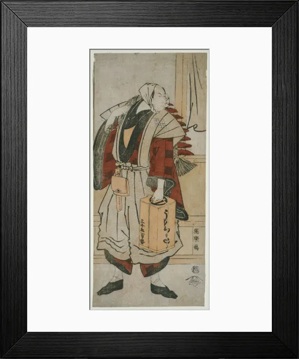 Framed Print : The Actor Matsumoto Koshiro IV as the Boatman Minagawa Shin'emon of Reisengasak... 1794 (Kansei 6). Creator: Toshusai Sharaku Framed Print : The Actor Matsumoto Koshiro IV as the Boatman Minagawa Shin'emon of Reisengasak... 1794 (Kansei 6). Creator: Toshusai Sharaku