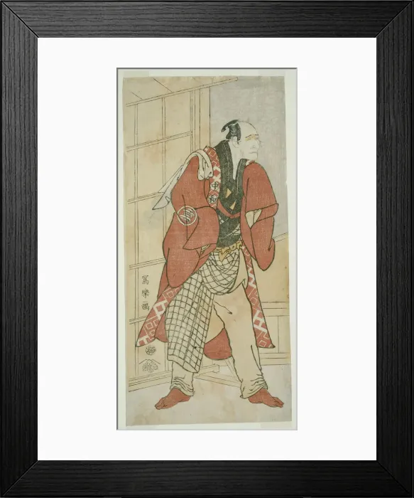 Framed Print : The Actor Nakajima Wadaemon as Migawari no Jizo, the Master of the House, from... 1794 (Kansei 6). Creator: Toshusai Sharaku Framed Print : The Actor Nakajima Wadaemon as Migawari no Jizo, the Master of the House, from... 1794 (Kansei 6). Creator: Toshusai Sharaku