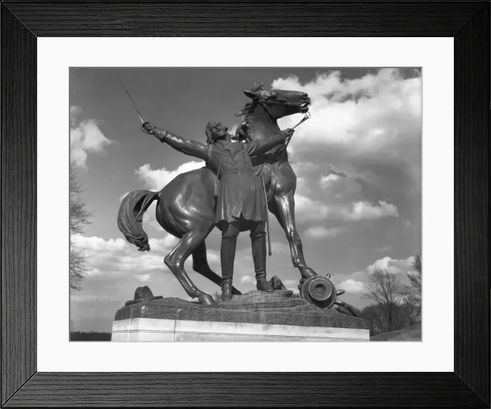 Framed Print : Vicksburg battlefield monument, Mississippi, 1936. Creator: Walker Evans Framed Print : Vicksburg battlefield monument, Mississippi, 1936. Creator: Walker Evans