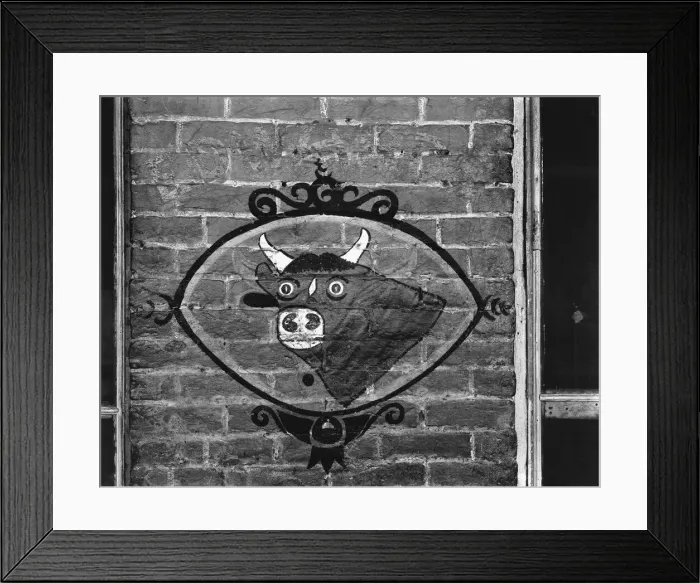 Framed Print : Mississippi butcher sign, 1936. Creator: Walker Evans Framed Print : Mississippi butcher sign, 1936. Creator: Walker Evans
