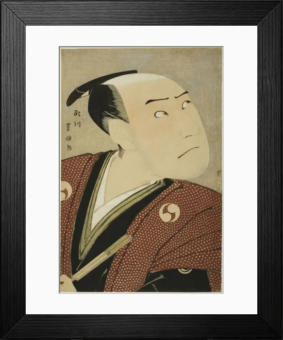 Framed Print : The actor Sawamura Sojuro III as Oboshi Yuranosuke in the play Edo no Hana Ako no Shiogam... 1796. Creator: Utagawa Toyokuni I Framed Print : The actor Sawamura Sojuro III as Oboshi Yuranosuke in the play Edo no Hana Ako no Shiogam... 1796. Creator: Utagawa Toyokuni I