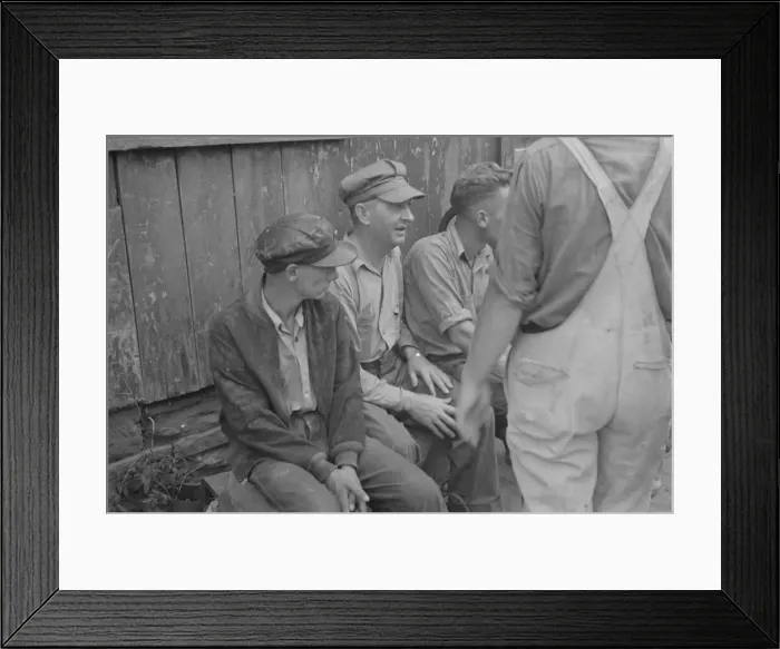 Framed Print : Possibly: Carpenter, Westmoreland County, Pennsylvania, 1935. Creator: Walker Evans Framed Print : Possibly: Carpenter, Westmoreland County, Pennsylvania, 1935. Creator: Walker Evans