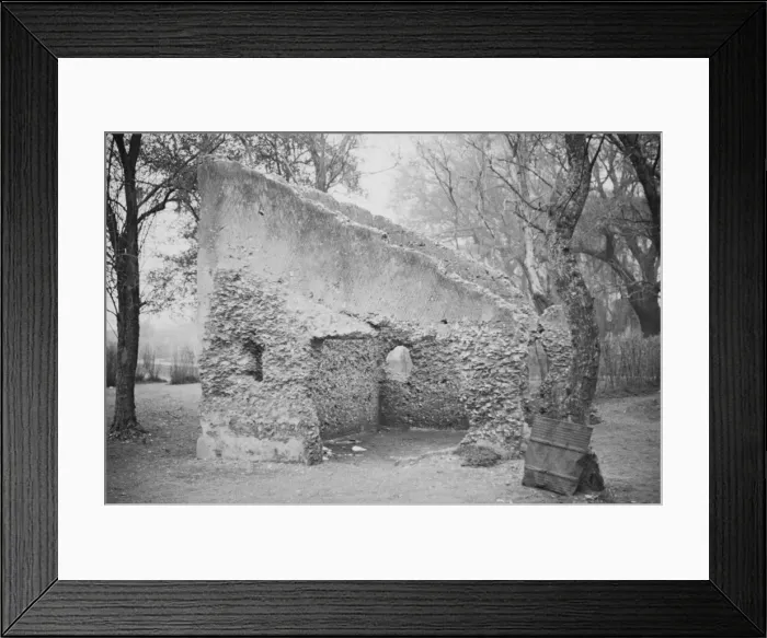 Framed Print : Ruins of supposed Spanish mission, Georgia, 1935. Creator: Walker Evans Framed Print : Ruins of supposed Spanish mission, Georgia, 1935. Creator: Walker Evans