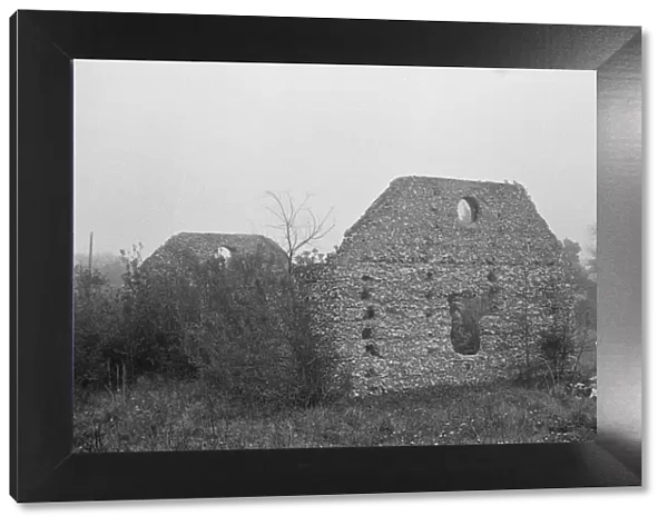Tabby construction, ruins of supposed Spanish mission, St. Marys, Georgia, 1936. Creator: Walker Evans