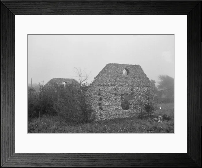 Framed Print : Tabby construction, ruins of supposed Spanish mission, St. Marys, Georgia, 1936. Creator: Walker Evans Framed Print : Tabby construction, ruins of supposed Spanish mission, St. Marys, Georgia, 1936. Creator: Walker Evans