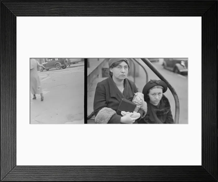 Framed Print : Possibly: Bystanders, Bethlehem, Pennsylvania, 1936. Creator: Walker Evans Framed Print : Possibly: Bystanders, Bethlehem, Pennsylvania, 1936. Creator: Walker Evans