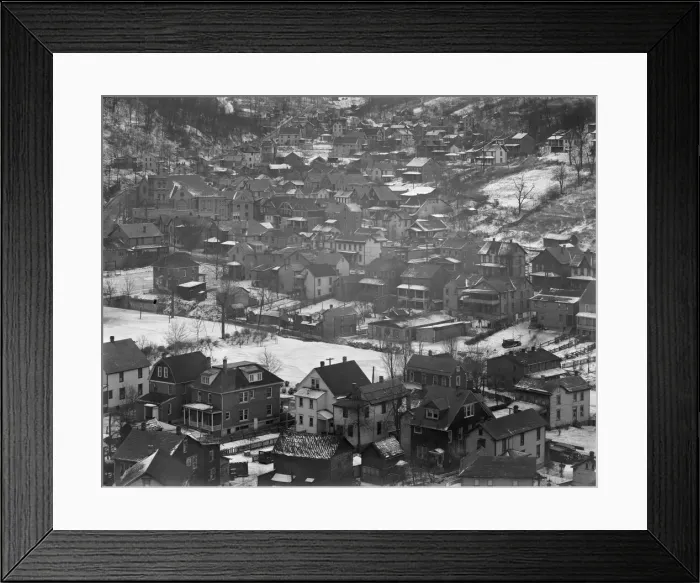 Framed Print : Johnstown housing, Pennsylvania, 1935. Creator: Walker Evans Framed Print : Johnstown housing, Pennsylvania, 1935. Creator: Walker Evans