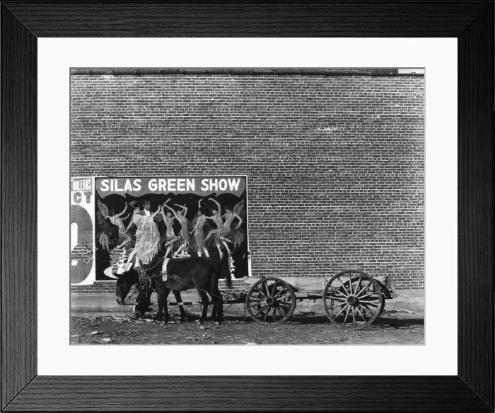 Framed Print : Minstrel poster in Alabama town, 1936. Creator: Walker Evans Framed Print : Minstrel poster in Alabama town, 1936. Creator: Walker Evans