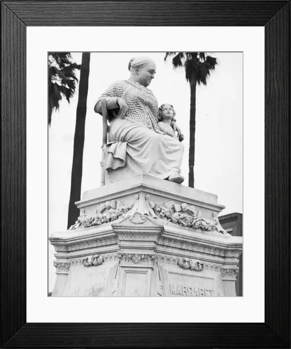 Framed Print : The Margaret statue, New Orleans Victorian monument, Louisiana, 1936. Creator: Walker Evans Framed Print : The Margaret statue, New Orleans Victorian monument, Louisiana, 1936. Creator: Walker Evans