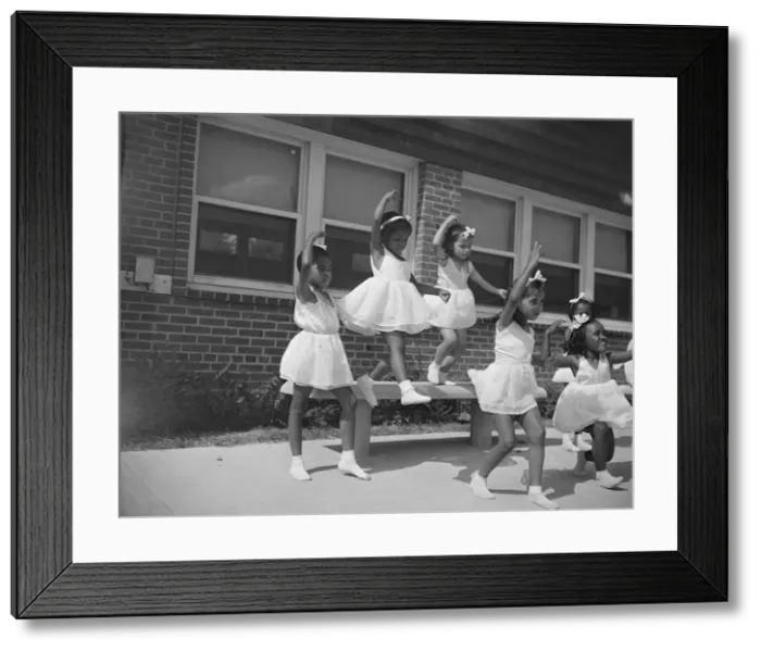 Framed Print : A dance group, Frederick Douglass housing project, Anacostia, D. C. 1942. Creator: Gordon Parks Framed Print : A dance group, Frederick Douglass housing project, Anacostia, D. C. 1942. Creator: Gordon Parks