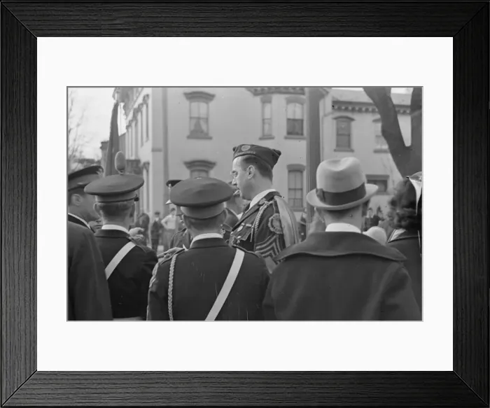 Framed Print : Possibly: Legionnaire, Bethlehem, Pennsylvania, 1935. Creator: Walker Evans Framed Print : Possibly: Legionnaire, Bethlehem, Pennsylvania, 1935. Creator: Walker Evans