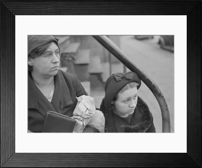 Framed Print : Possibly: Bystanders, Bethlehem, Pennsylvania, 1936. Creator: Walker Evans Framed Print : Possibly: Bystanders, Bethlehem, Pennsylvania, 1936. Creator: Walker Evans