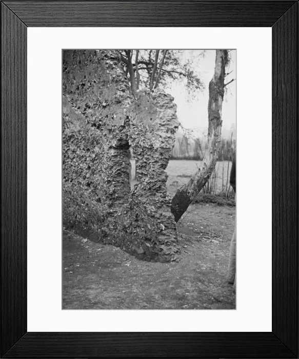 Framed Print : Possibly: Tabby construction, ruins of supposed Spanish mission, St. Marys, Georgia, 1936. Creator: Walker Evans Framed Print : Possibly: Tabby construction, ruins of supposed Spanish mission, St. Marys, Georgia, 1936. Creator: Walker Evans