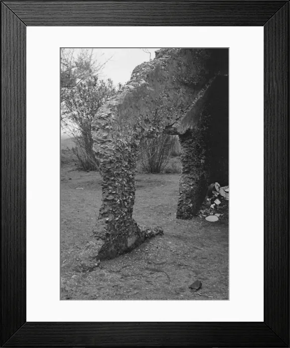 Framed Print : Possibly: Tabby construction, ruins of supposed Spanish mission, St. Marys, Georgia, 1936. Creator: Walker Evans Framed Print : Possibly: Tabby construction, ruins of supposed Spanish mission, St. Marys, Georgia, 1936. Creator: Walker Evans