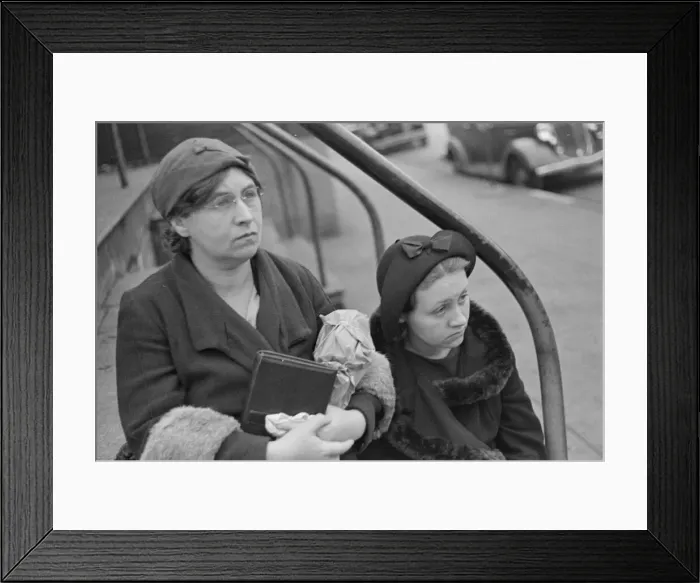 Framed Print : Possibly: Bystanders, Bethlehem, Pennsylvania, 1936. Creator: Walker Evans Framed Print : Possibly: Bystanders, Bethlehem, Pennsylvania, 1936. Creator: Walker Evans
