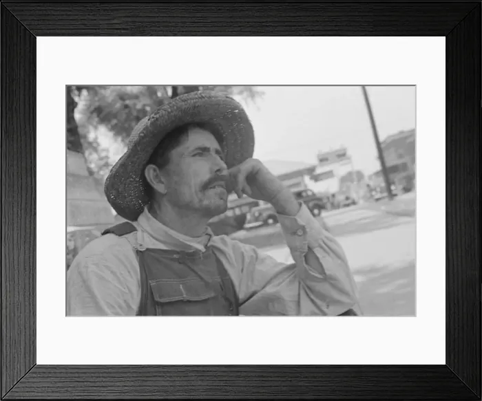 Framed Print : Frank Tengle, Hale County, Alabama, 1936. Creator: Walker Evans Framed Print : Frank Tengle, Hale County, Alabama, 1936. Creator: Walker Evans