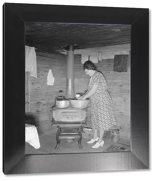 Corner of kitchen in tobacco sharecroppers home, Person County, North Carolina, 1939. Creator: Dorothea Lange