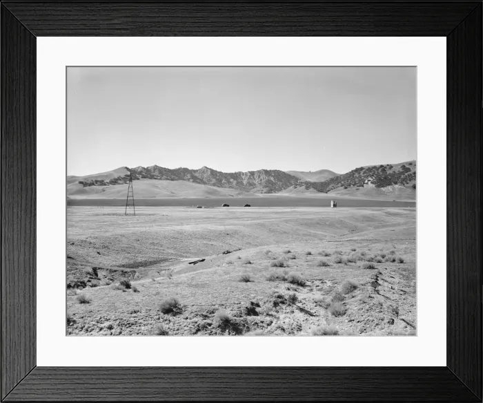 Framed Print : U. S. 99, on ridge over Tehachapi Mountains, 1939. Creator: Dorothea Lange Framed Print : U. S. 99, on ridge over Tehachapi Mountains, 1939. Creator: Dorothea Lange