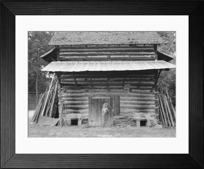 Framed Print : Tobacco barn, Person County, North Carolina, 1939. Creator: Dorothea Lange Framed Print : Tobacco barn, Person County, North Carolina, 1939. Creator: Dorothea Lange