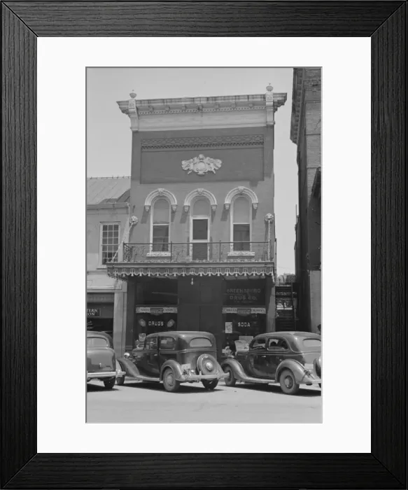 Framed Print : Possibly: Boardinghouse, Alabama, 1936. Creator: Walker Evans Framed Print : Possibly: Boardinghouse, Alabama, 1936. Creator: Walker Evans
