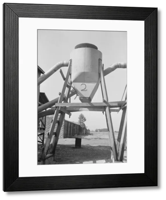 Framed Print : Cotton gin, Vicinity of Moundville, Alabama, 1936. Creator: Walker Evans Framed Print : Cotton gin, Vicinity of Moundville, Alabama, 1936. Creator: Walker Evans