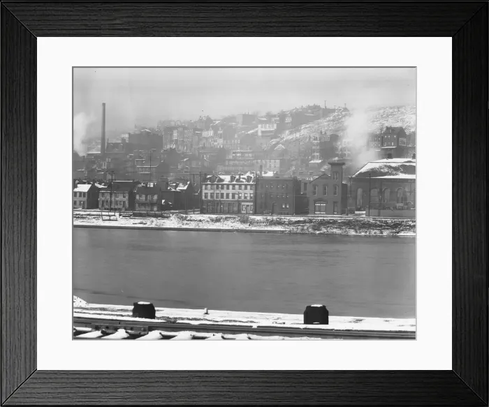 Framed Print : Pittsburgh housing, Pennsylvania, 1935. Creator: Walker Evans Framed Print : Pittsburgh housing, Pennsylvania, 1935. Creator: Walker Evans