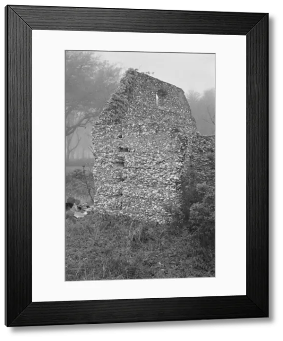 Framed Print : Tabby construction. Ruins of supposed Spanish mission, St. Marys, Georgia, 1936. Creator: Walker Evans
