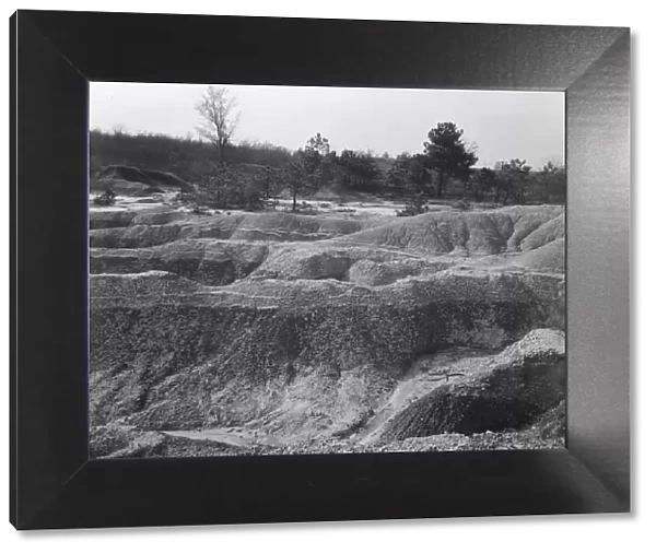 Erosion near Jackson, Mississippi, 1936. Creator: Walker Evans