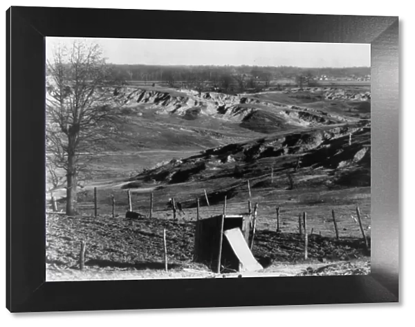 Erosion near Tupelo, Mississippi, 1936. Creator: Walker Evans