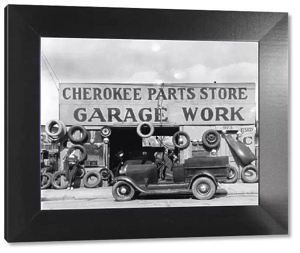 Auto parts shop, Atlanta, Georgia, 1936. Creator: Walker Evans