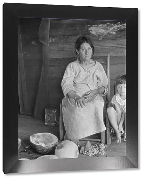 Mrs. Frank Tengle, Hale County, Alabama, 1936. Creator: Walker Evans