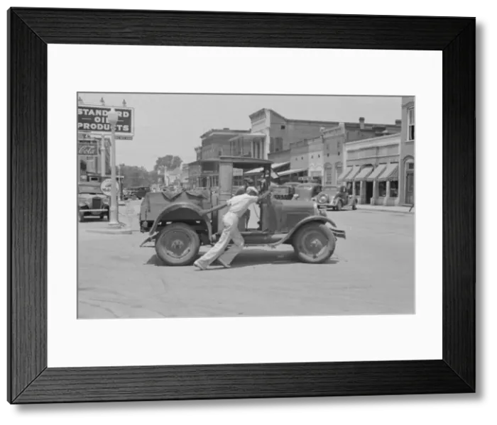 Framed Print : Street scene, Greensboro, Alabama, 1936. Creator: Walker Evans Framed Print : Street scene, Greensboro, Alabama, 1936. Creator: Walker Evans