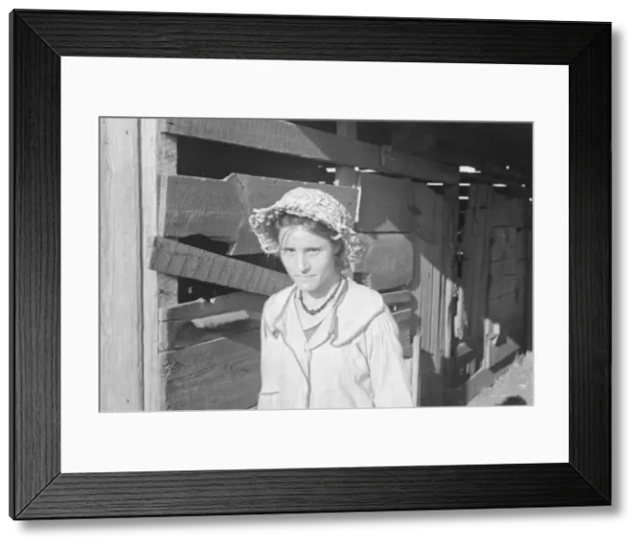 Framed Print : Dora Mae Tengle, Hale County, Alabama, 1936. Creator: Walker Evans Framed Print : Dora Mae Tengle, Hale County, Alabama, 1936. Creator: Walker Evans