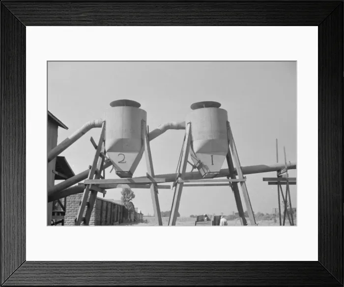 Framed Print : Cotton gin detail, Vicinity of Moundville, Alabama, 1936. Creator: Walker Evans