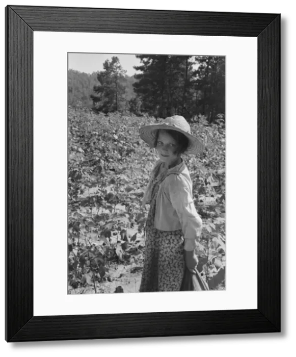 Framed Print : Lucille Burroughs, Hale County, Alabama, 1936. Creator: Walker Evans Framed Print : Lucille Burroughs, Hale County, Alabama, 1936. Creator: Walker Evans