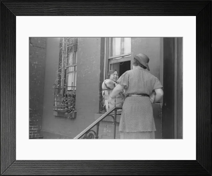 Framed Print : A tenant, 61st Street between 1st and 3rd Avenues, New York, 1938. Creator: Walker Evans Framed Print : A tenant, 61st Street between 1st and 3rd Avenues, New York, 1938. Creator: Walker Evans