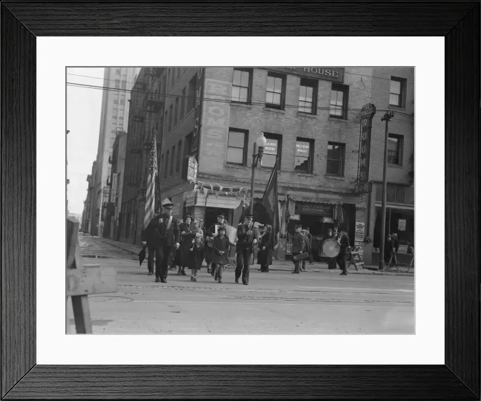 Framed Print : Regular Sunday morning meeting, Salvation Army, San Francisco, California, 1939. Creator: Dorothea Lange Framed Print : Regular Sunday morning meeting, Salvation Army, San Francisco, California, 1939. Creator: Dorothea Lange