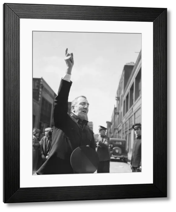 Framed Print : Exhortation, Salvation Army, San Francisco, California, 1939. Creator: Dorothea Lange Framed Print : Exhortation, Salvation Army, San Francisco, California, 1939. Creator: Dorothea Lange