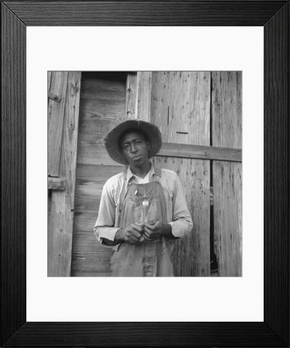 Framed Print : Tenant farmer, Chatham County, North Carolina, 1939. Creator: Dorothea Lange Framed Print : Tenant farmer, Chatham County, North Carolina, 1939. Creator: Dorothea Lange