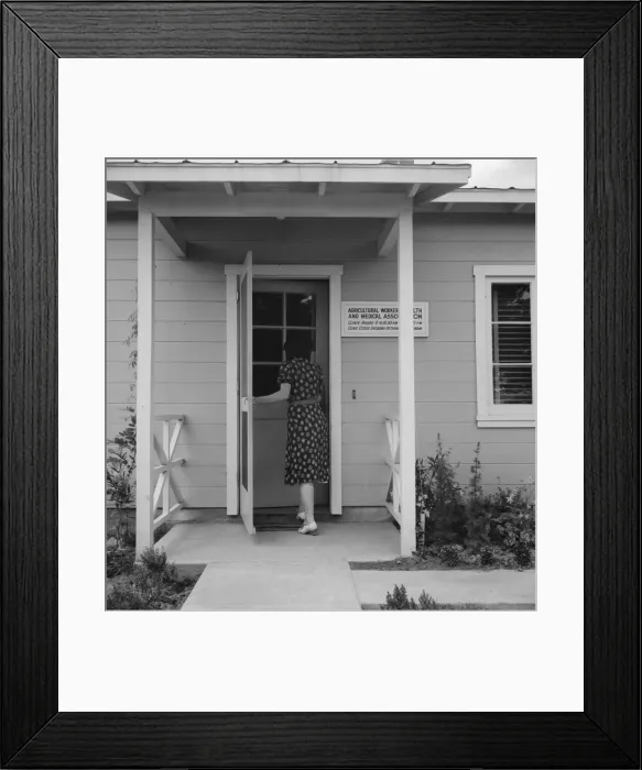 Framed Print : Nurses help with sick baby, FSA camp, Farmersville, Tulare County, California, 1939. Creator: Dorothea Lange Framed Print : Nurses help with sick baby, FSA camp, Farmersville, Tulare County, California, 1939. Creator: Dorothea Lange