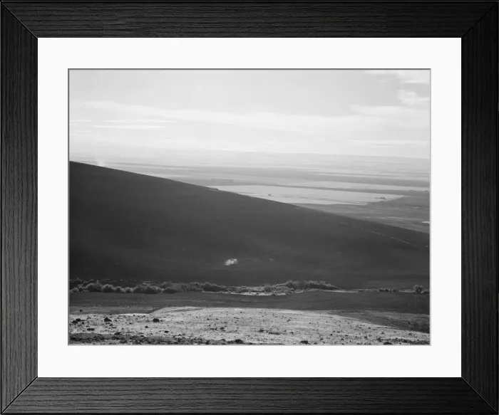 Framed Print : Umatilla Valley wheat farms, Umatilla County, Oregon, 1939. Creator: Dorothea Lange Framed Print : Umatilla Valley wheat farms, Umatilla County, Oregon, 1939. Creator: Dorothea Lange