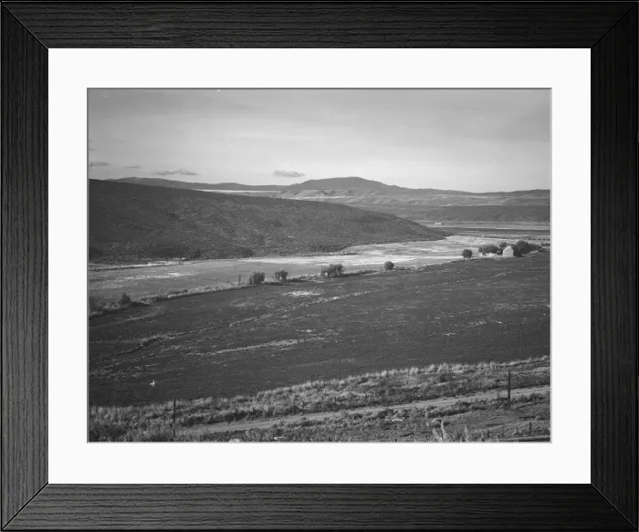 Framed Print : Farmers have just sown their winter wheat, Small Finger Valley, Eastern Oregon, 1939. Creator: Dorothea Lange Framed Print : Farmers have just sown their winter wheat, Small Finger Valley, Eastern Oregon, 1939. Creator: Dorothea Lange