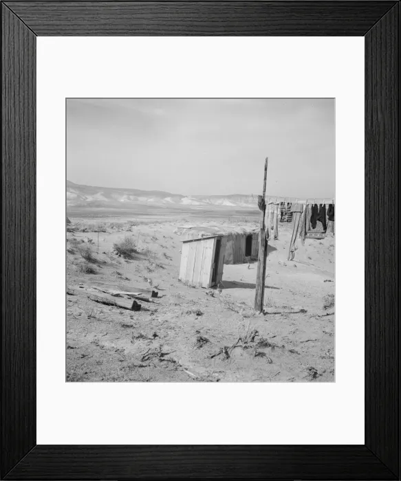 Framed Print : The Dazey place, Homedale district, Malheur County, Oregon, 1939. Creator: Dorothea Lange Framed Print : The Dazey place, Homedale district, Malheur County, Oregon, 1939. Creator: Dorothea Lange