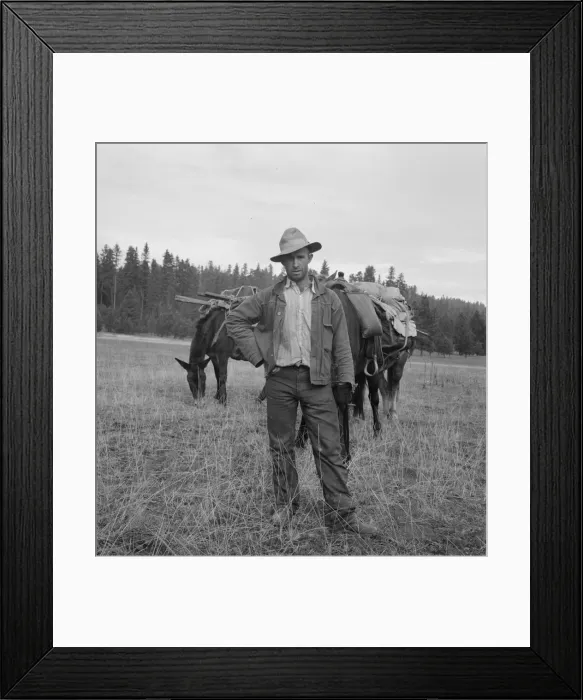 Framed Print : Basque sheep herder who speaks broken English... Adams County, Idaho, 1939. Creator: Dorothea Lange Framed Print : Basque sheep herder who speaks broken English... Adams County, Idaho, 1939. Creator: Dorothea Lange